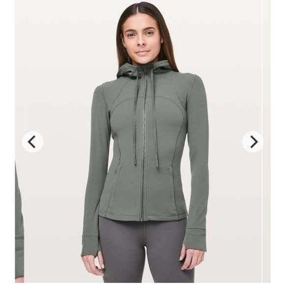 lululemon athletica Tops - Lululemon Hooded Define Jacket *Nulu Grey Sage Size 12